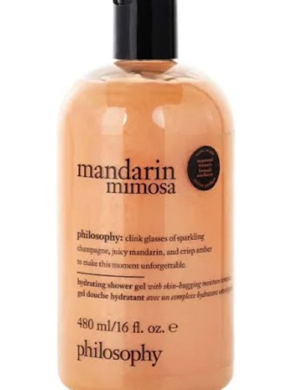 Philosophy Mandarin Mimosa Hydrating Shower Gel - Peach Orange - Picture 1 of 1